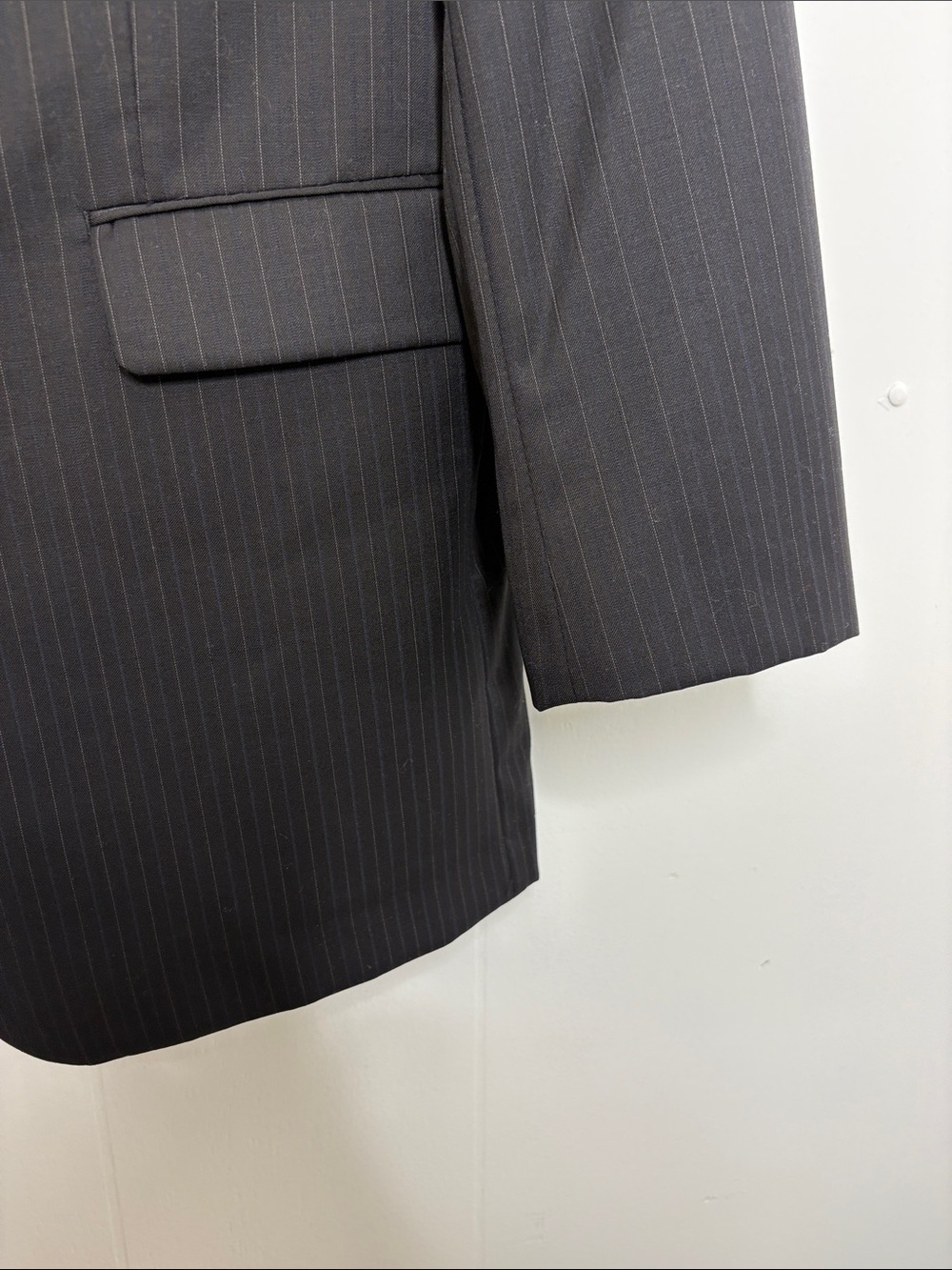 Ralph Lauren Blazer Mens 42 L Wool Black Sport Coat Work Business Professional - Picture 3 of 8